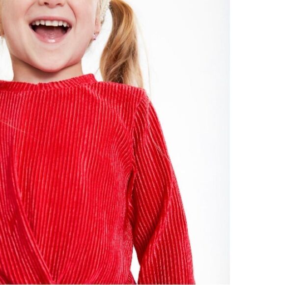 Toddler Girls Plush Ribbed Velour Top & Bottom 2-Piece Set Size 3T - Picture 7 of 8